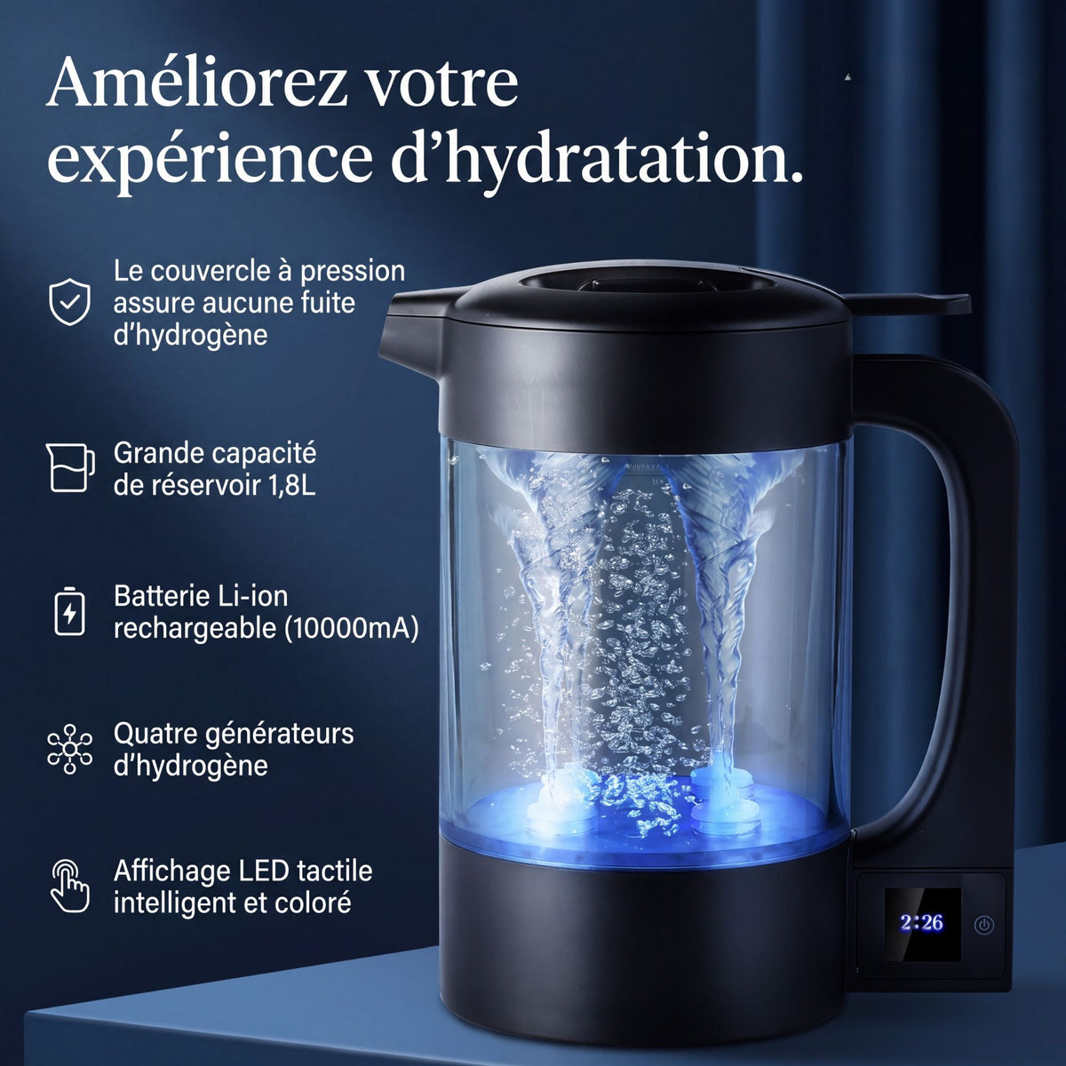 Mizora CellPower™ – Le pichet familial