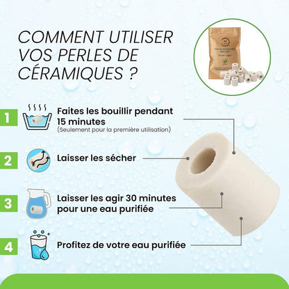 Perles de Céramique Japonaises EM® – 35 pièces (grises)